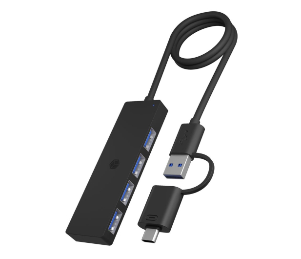 ICY BOX Hub 4 portowy 4x USB-A IB-HUB1424-C3 - 1275417 - zdjęcie